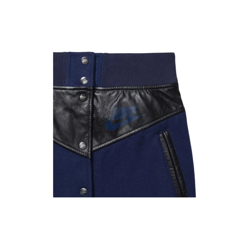 Nike Casual Long Skirts Women's Blue-4