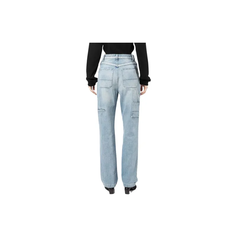 Rta Multi pocket Straight Leg Jeans-2