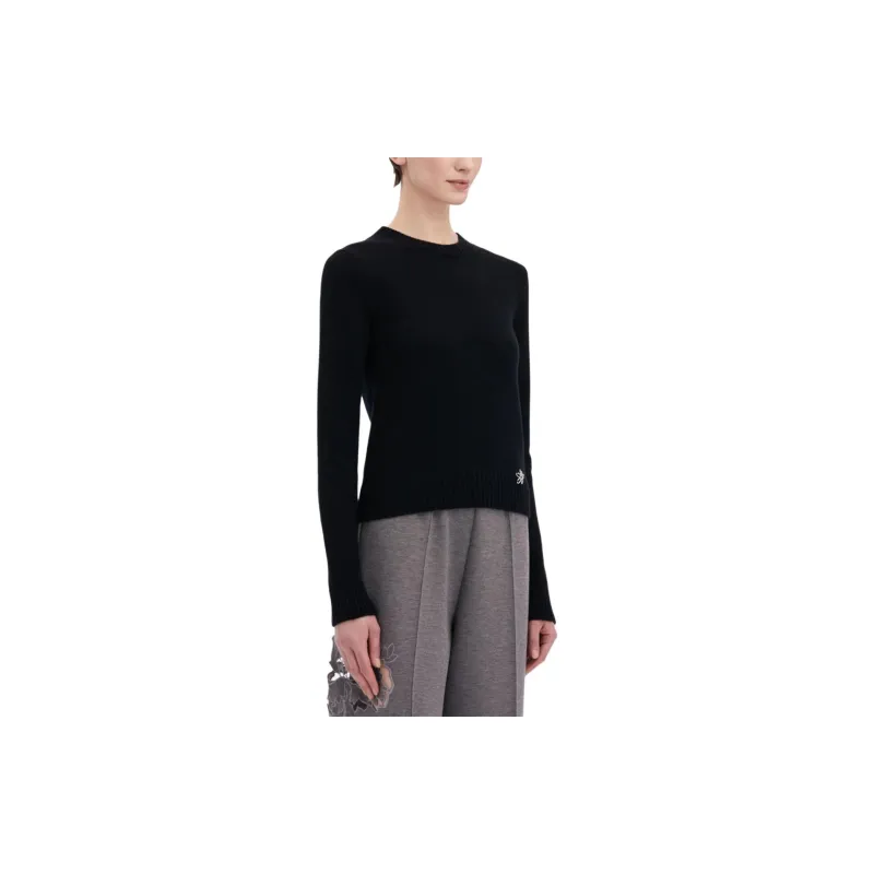 Oscar De La Renta O Flower Cashmere Jumper-1