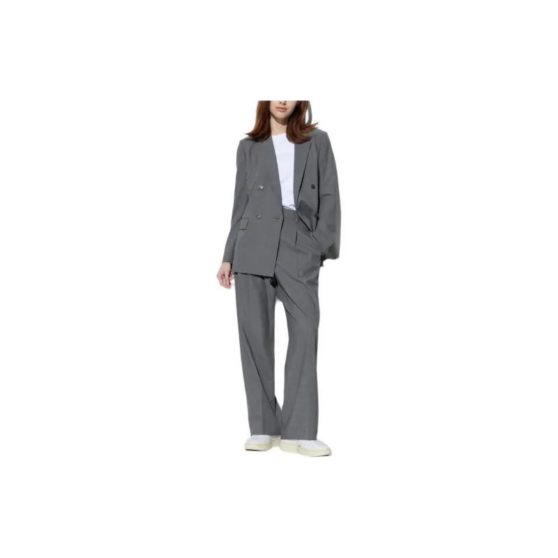 UNIQLO Casual Pants Women's Sky Gray-2