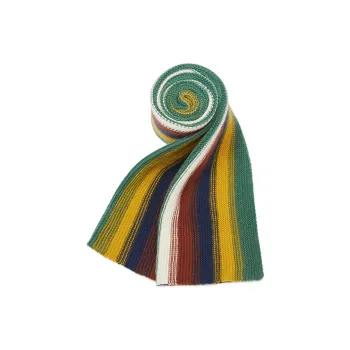 Narandu Fabric Knit Scarves Women's Yellow Green Beige
