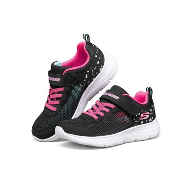 Skechers Great News Cushioning Anti-Slip And Wear-Resistant Low-Top Running Shoes Black Teenagers-2