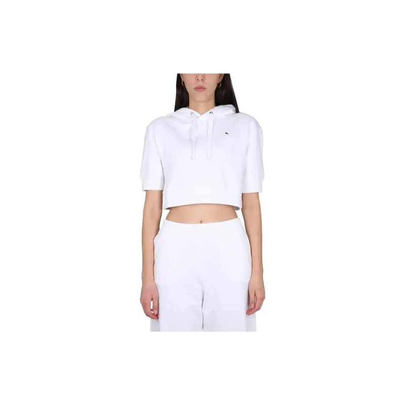 RAF SIMONS Drawstring Cropped Hoodie-2