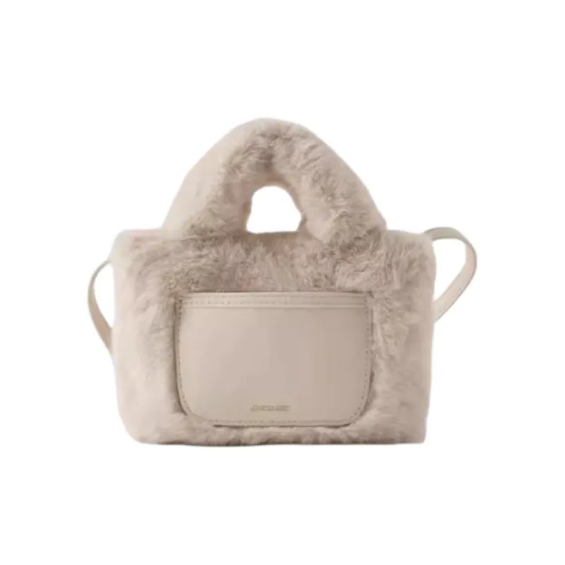 ZARA Polyester Handbag Shoulder Bag Crossbody Bag Regular Kids' White-0