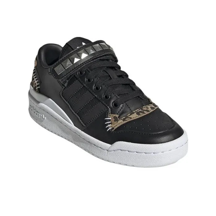 Adidas Forum Low J 'Black Leopard'-2