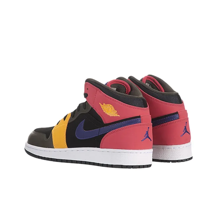 Jordan 1 Mid GS Multi-Color-2