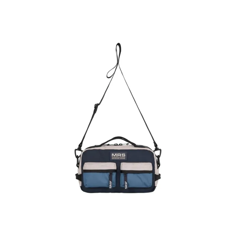 Supreme Nylon Crossbody One Shoulder Handbags Regular Unisex Marine Blue-0