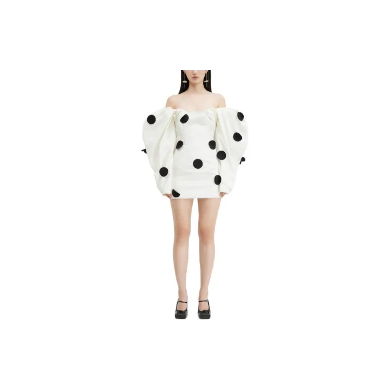 Jacquemus La Robe Taffetas Dress Light Pink-4