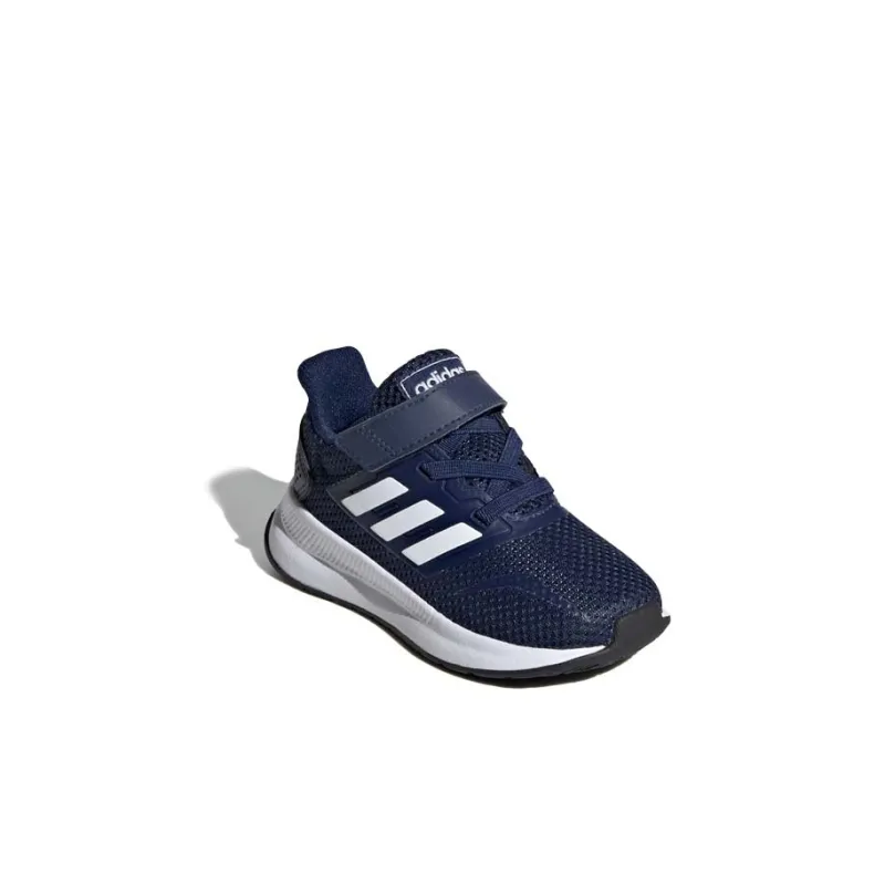 Adidas Neo Runfalcon Falcon Slip-Resistant Cushioning Low-Top Running Shoes Blue White Infant And Toddler-2