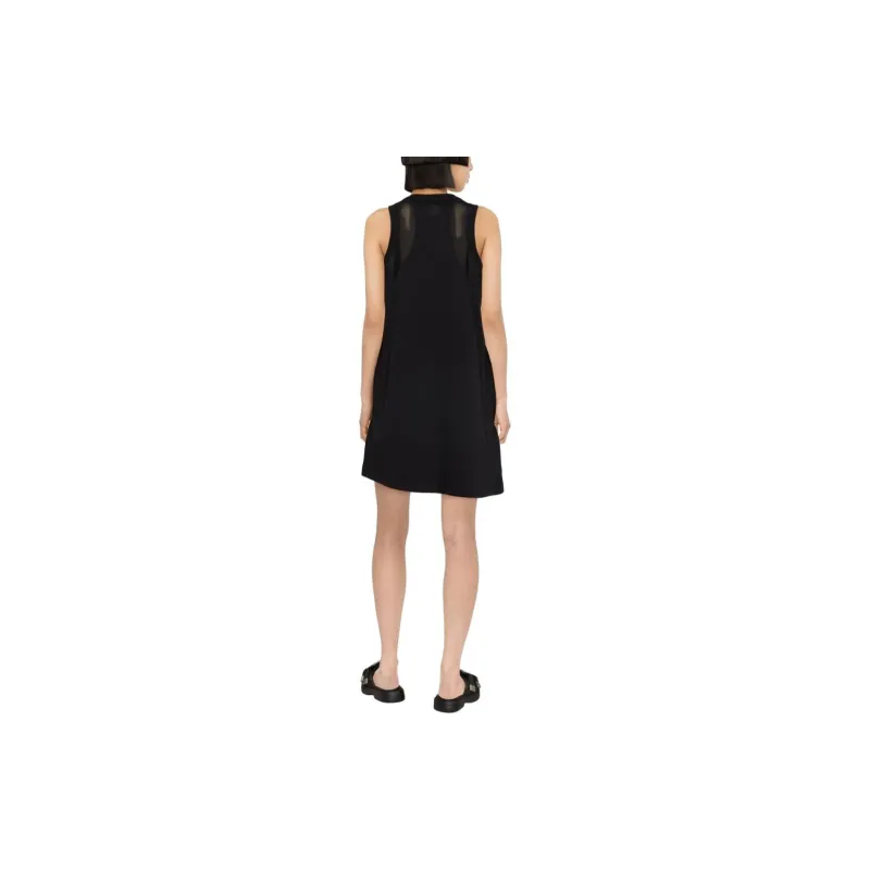 Moncler Logo Printed Sleeveless Mini Dress-2