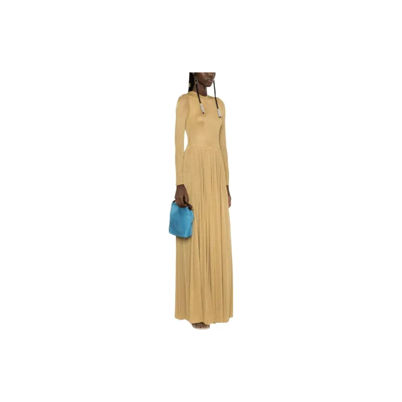 Zimmermann Lyrical Pleated Lurex Gown-3
