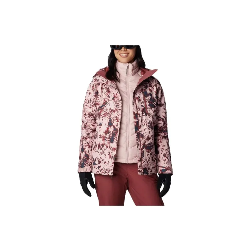 Columbia Windbreaker Jackets Women's Pink-4