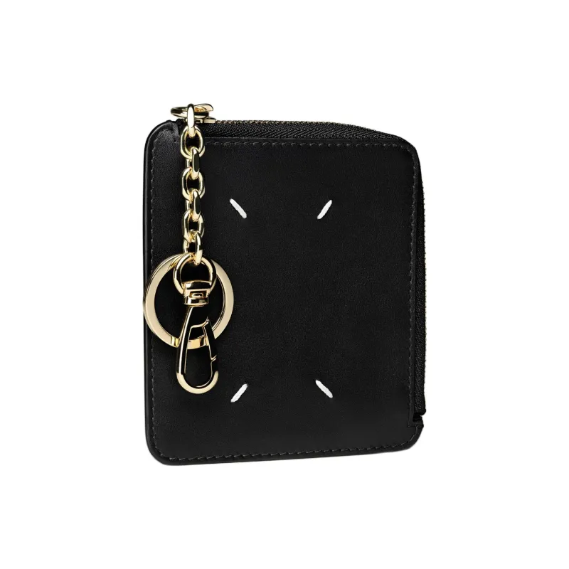 Maison Margiela Cow Leather Wallet Women's Black-1