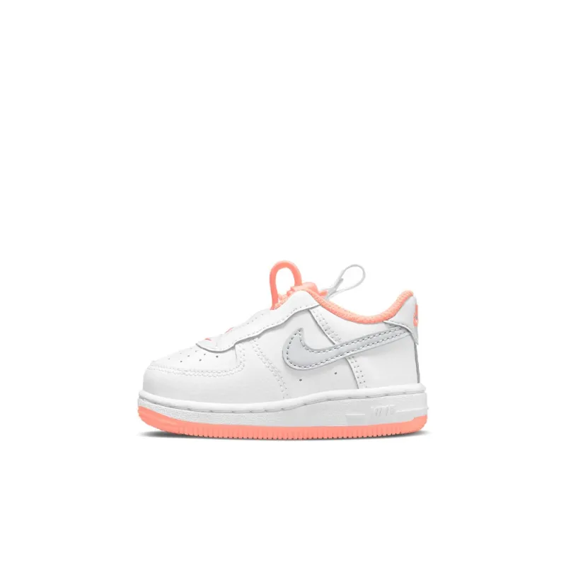 Nike Air Force 1 Low-Top Toddler Shoes Pink White Infant And Toddler-0