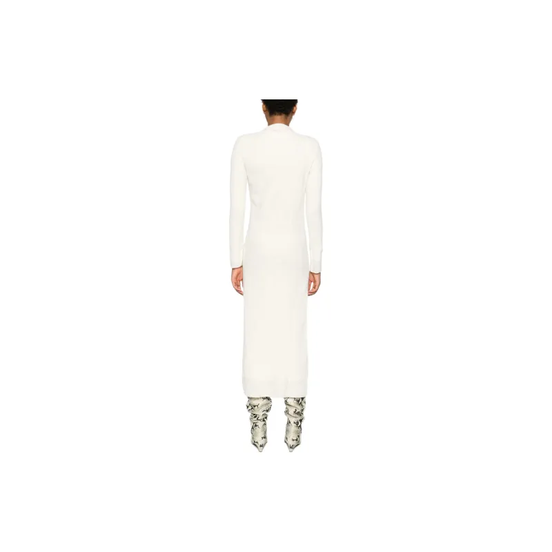 JIL SANDER Crewneck Knitted Maxi Dress-1
