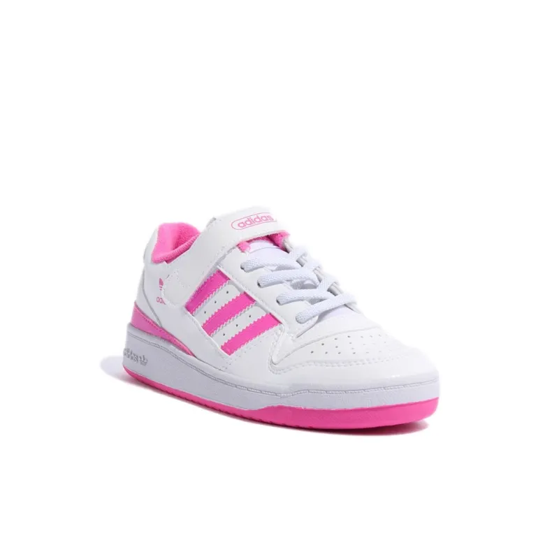 Adidas Forum Low J 'White Screaming Pink'-2