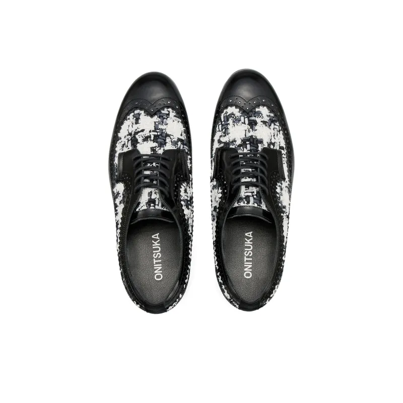 Onitsuka Tiger BROGUE Casual Single Shoes Women's Black-3