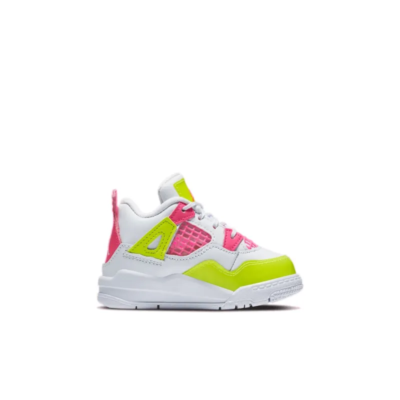 Jordan 4 Retro White Lemon Pink TD-1