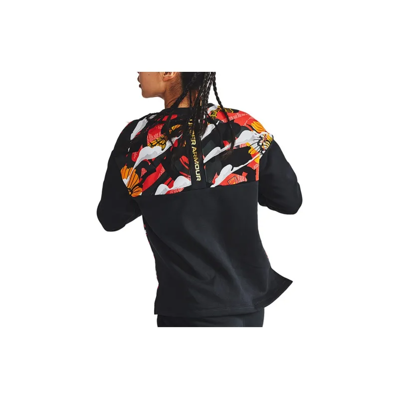 Under Armour Rival Fleece Sweatshirts Women's Black-4