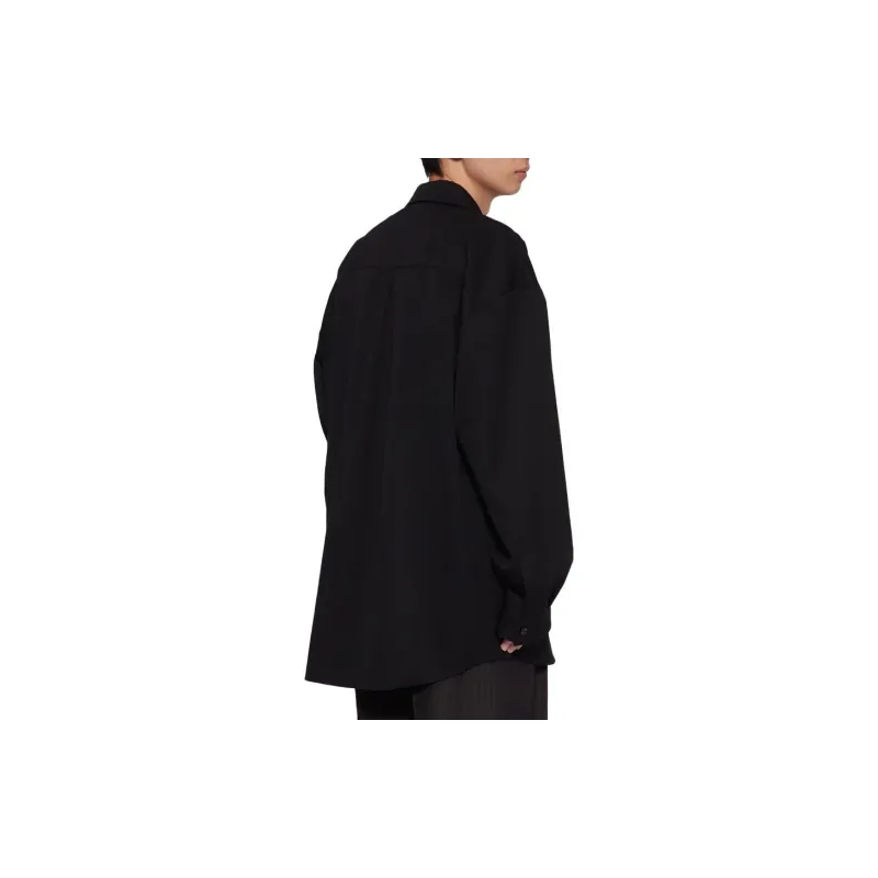 Lemaire Long Shirt 'Caviar'-3
