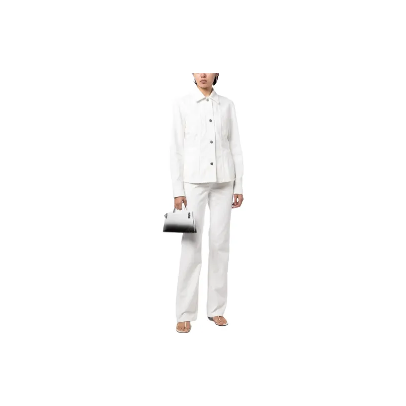 FERRAGAMO High-waist Straight-leg Denim Trousers-1