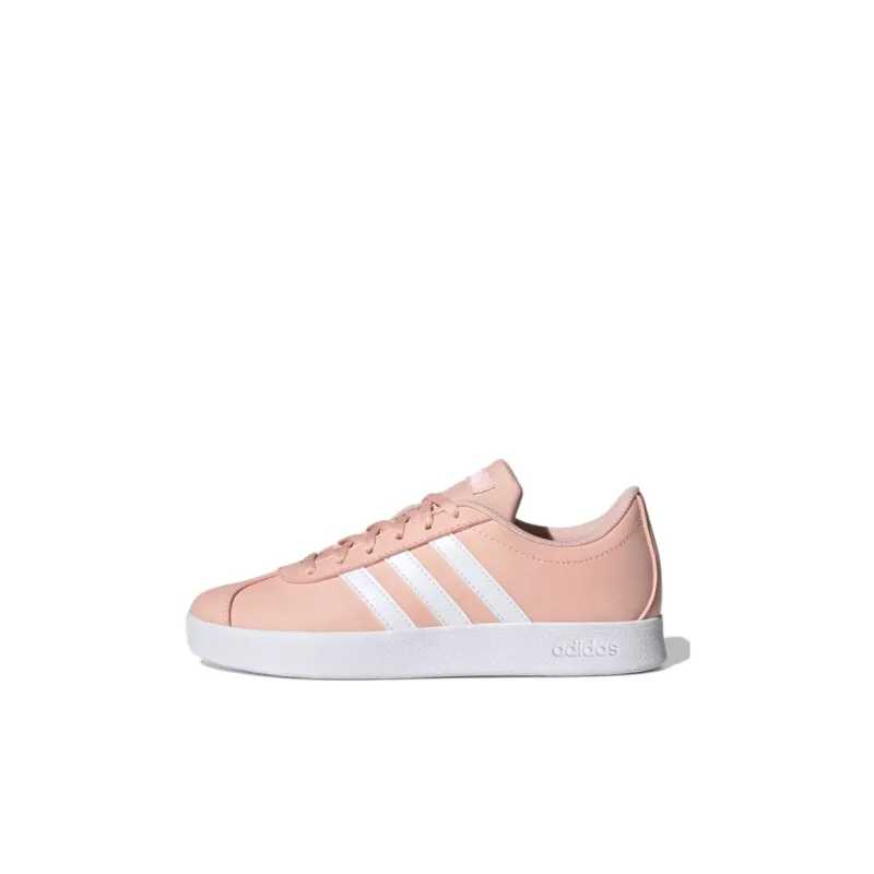 Adidas Neo VL Court 2.0 Abrasion Resistant Low Top Kids' Skateboarding Shoes Pink Kids'-0