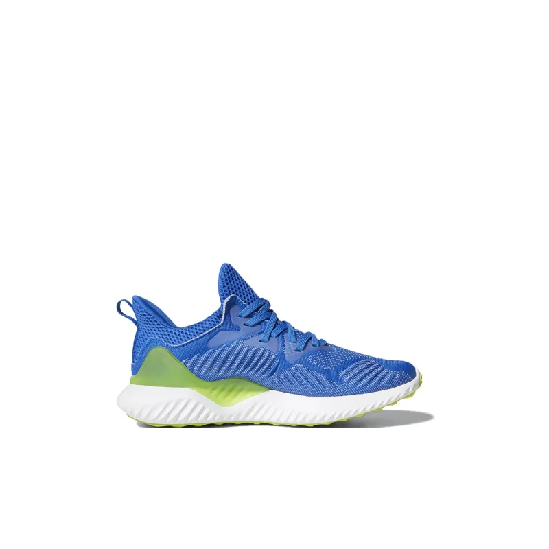 Adidas AlphaBounce K Abrasion-Resistant Low-Top Kids' Running Shoes Blue Yellow Kids'-1