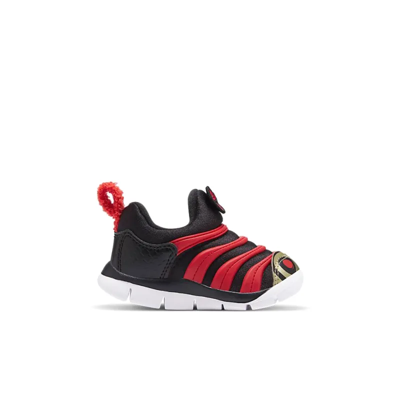 Nike Dynamo Free Mic QS Low Top Toddler Shoes Black Red Infant And Toddler-1