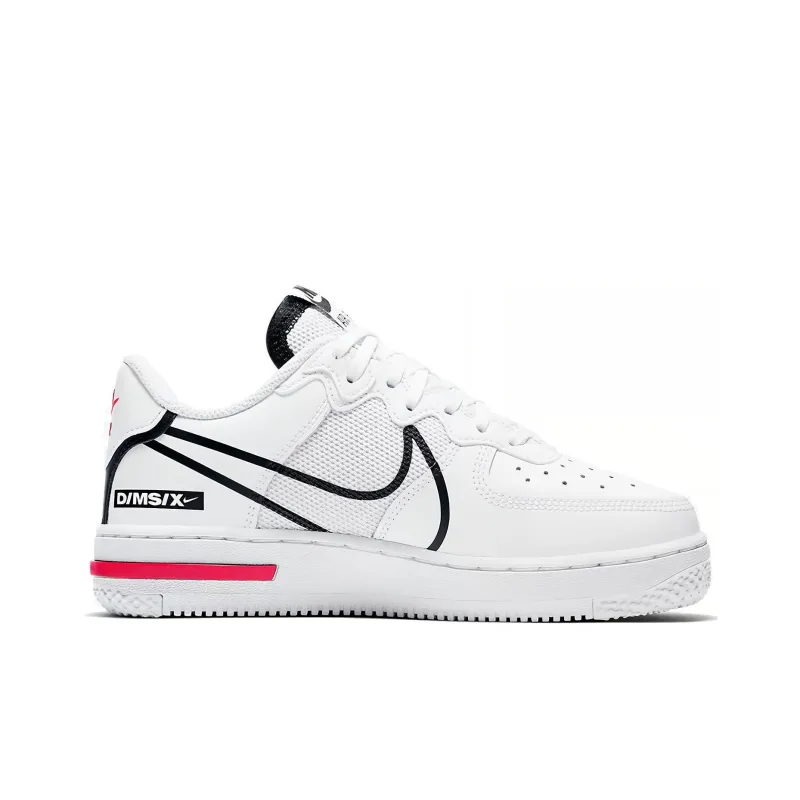 Nike Air Force 1 Low React D/MS/X White Black GS-1