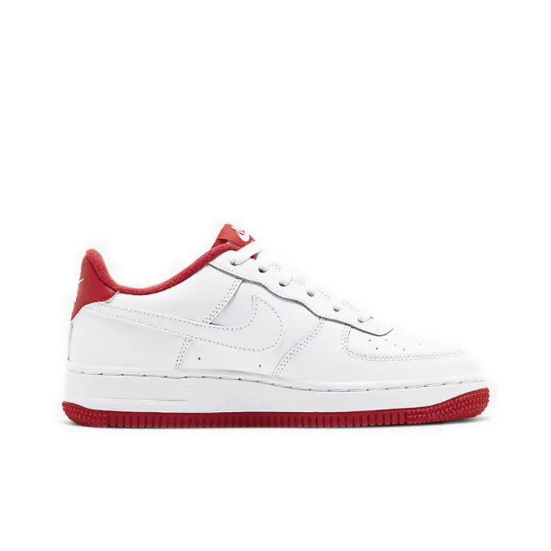 Nike Air Force 1 White University Red GS-1