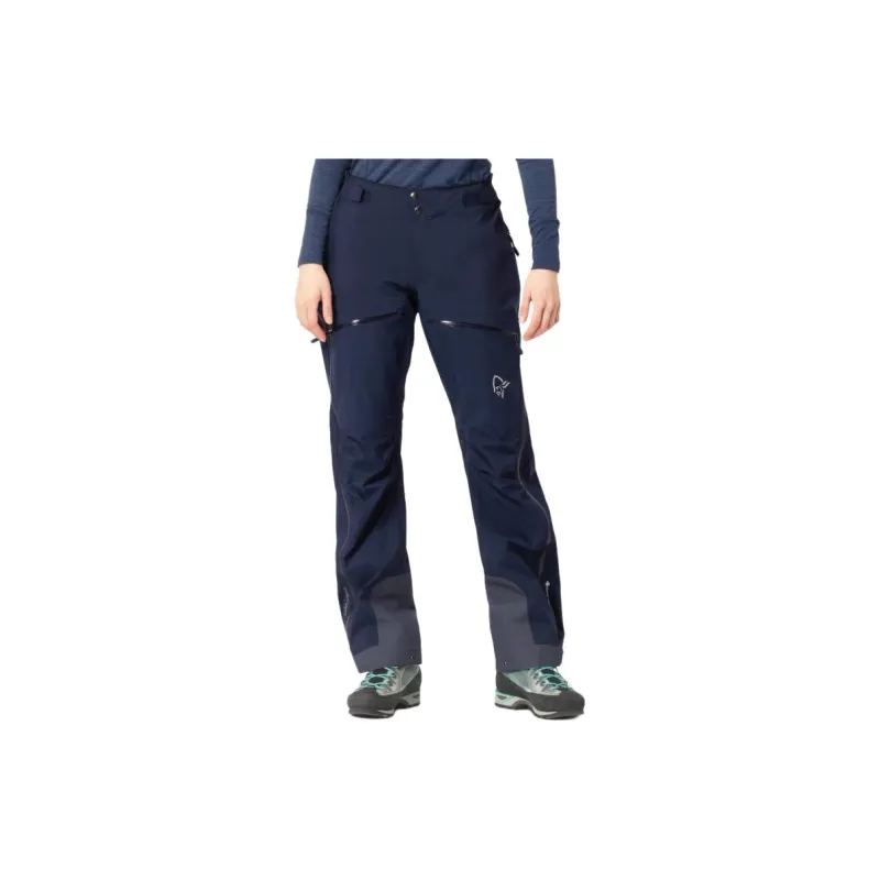 NORRONA Casual Pants Women's Indigo Night Blue-2