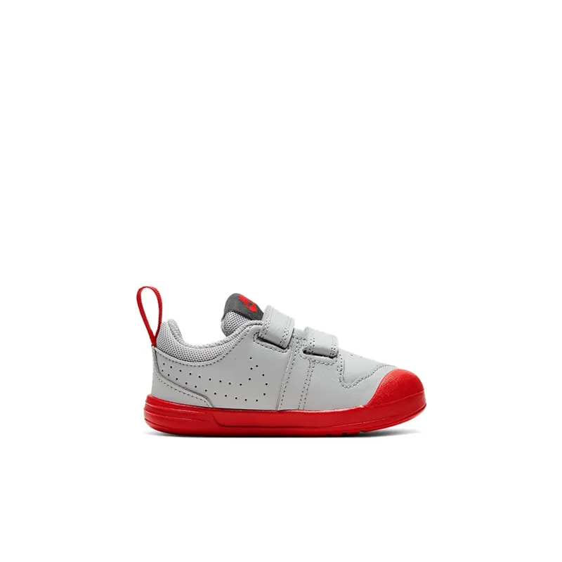 Nike Pico Slip Resistant Cushioning Wear Resistant Breathable Low Top Toddler Shoes Gray Red Infant And Toddler-1