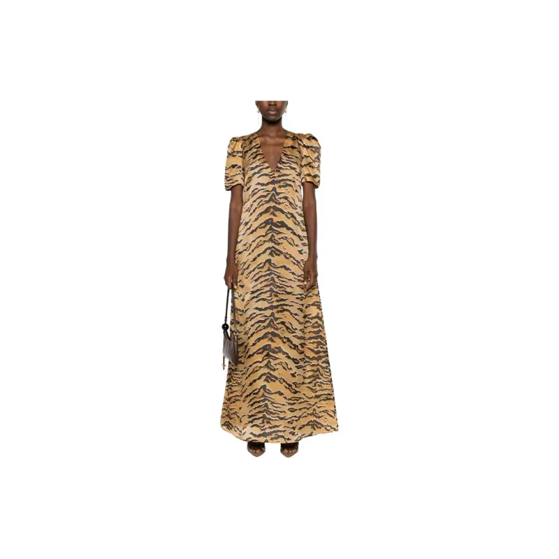 Zimmermann Matchmaker Short Sleeve Maxi Dress-1