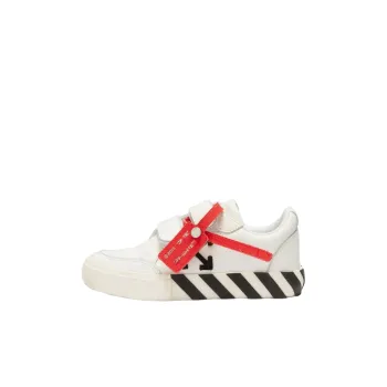 OFF WHITE Kids Vulcanised Touch strap Sneakers