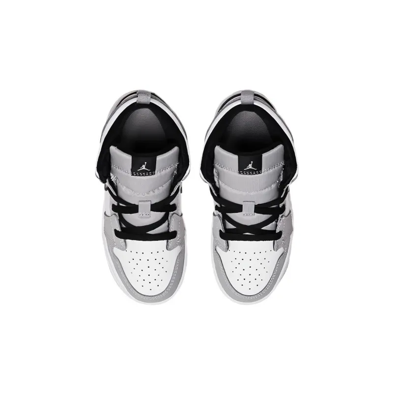 Jordan 1 Mid Light Smoke Grey TD-2