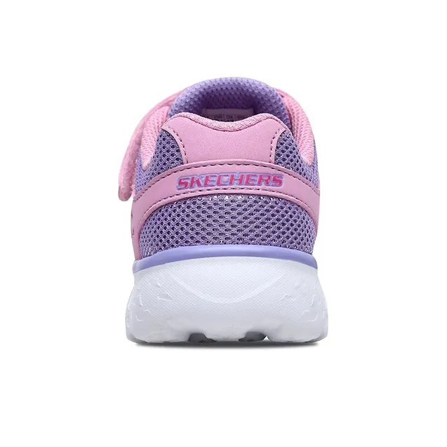 Skechers Go Run 400 Sparkle Sprinters Abrasion Resistant Breathable Low Top Kids' Running Shoes Pink Purple Teenagers-3