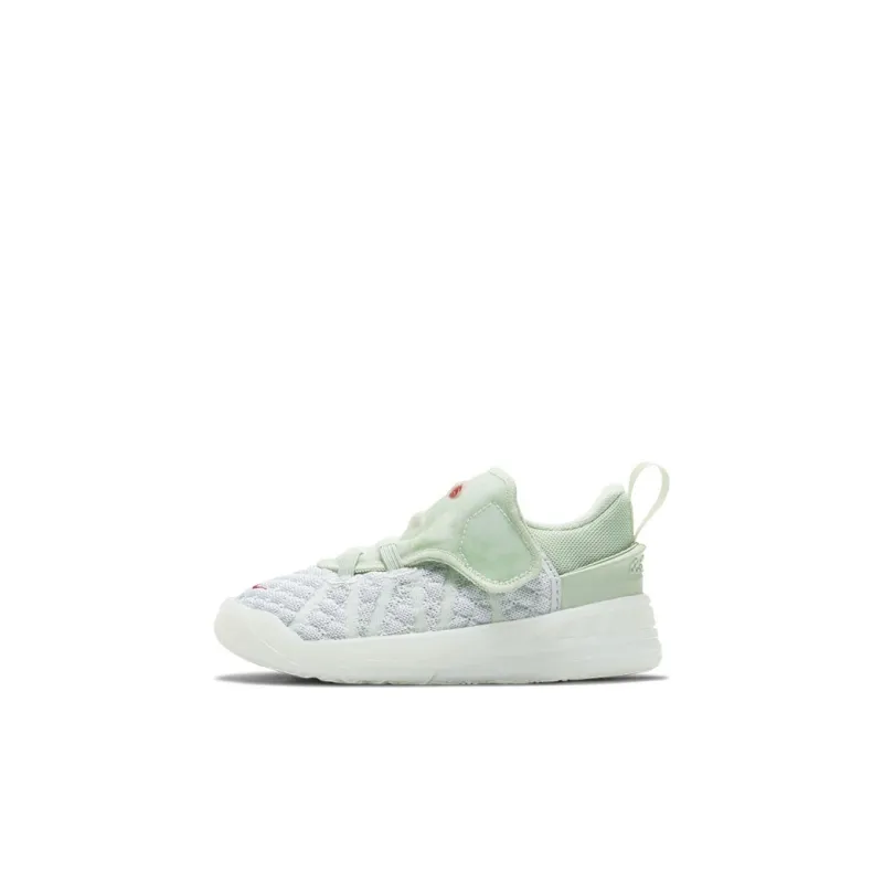 Nike Lebron 18 NRG Slip-Resistant Cushioning Wear-Resistant Basketball Shoes White Green Gray Infant And Toddler-0