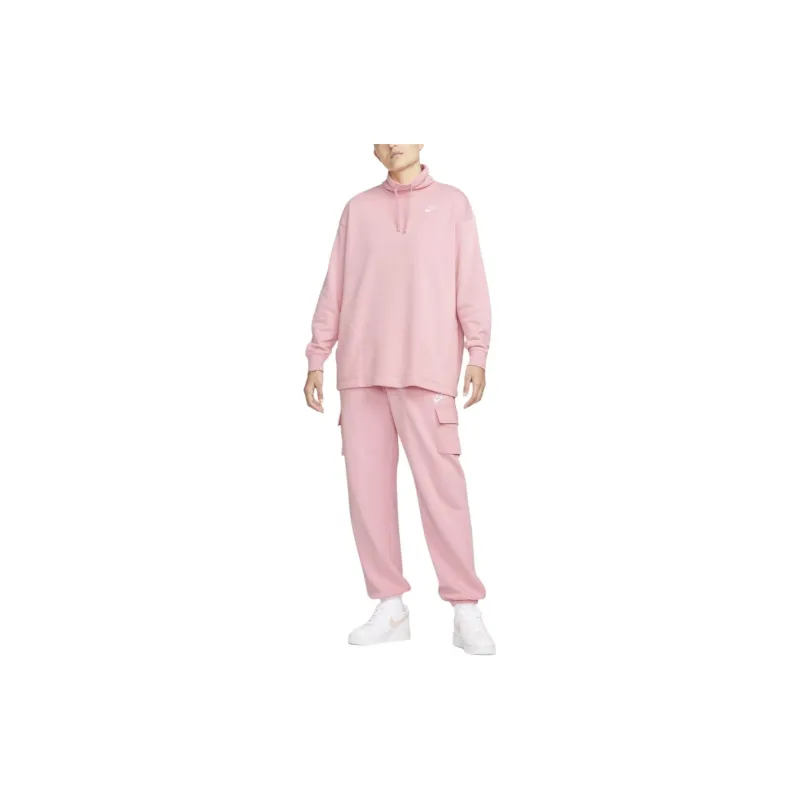 Nike Sportswear Club Fleece Sweatshirt Women's Medium Soft Pink-3