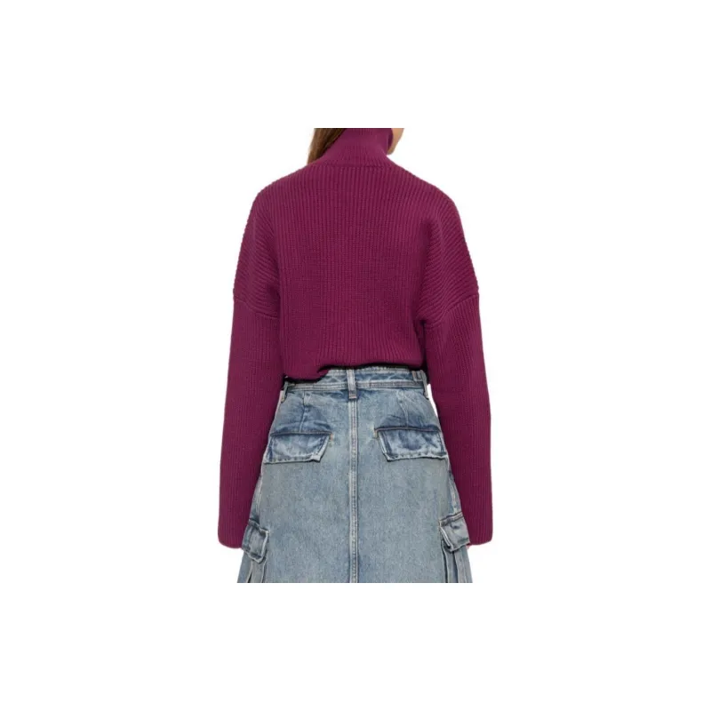 Balenciaga FW23 Sweater Regular Fit Women's Purple-2