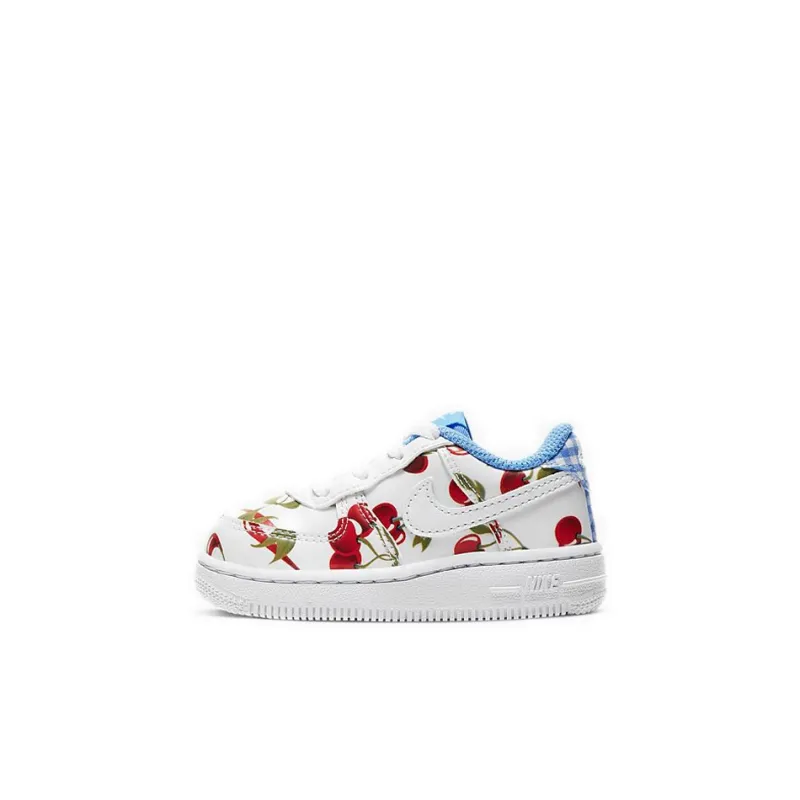 Nike Air Force 1 LV8 Low Top Toddler Shoes White Blue Infant And Toddler-0
