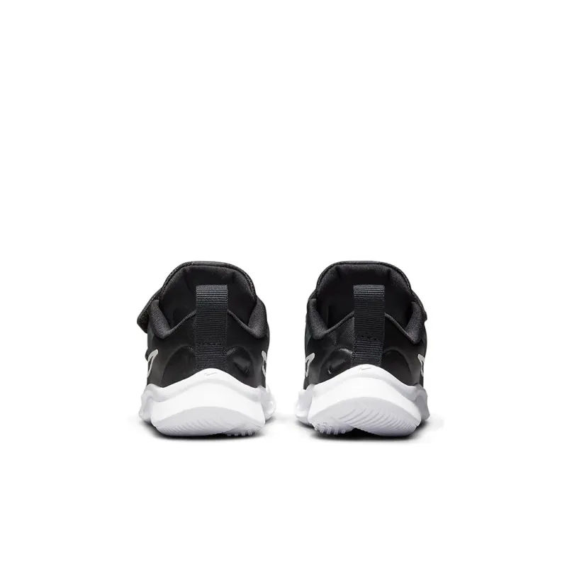 Nike Star Runner 3 Low Top Running Shoes Black White Infant And Toddler-4