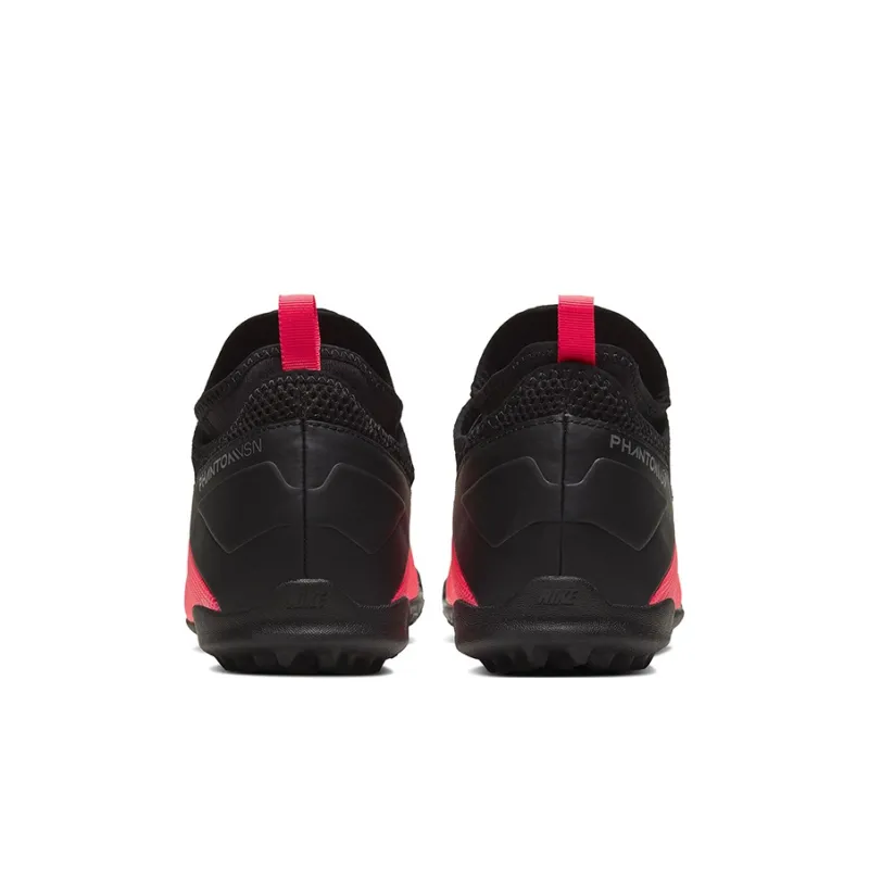 Nike Anti Slip Wear Resistant Mid Top Kids' Soccer Shoes Black Red Kids'-4