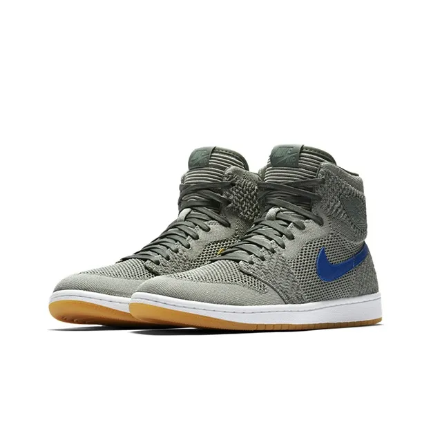 Air Jordan 1 Retro High Flyknit GS Clay Green GS-2