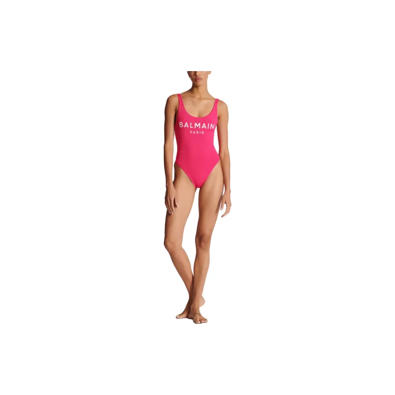 BALMAIN Balmain Paris Swimsuit One-piece Swimsuit Women's Pink-1