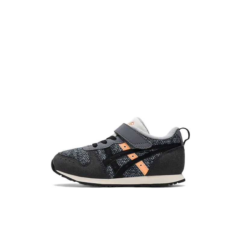 Asics Migt Mini Low-Top Kids' Running Shoes Black Gray Children Aged 3-7 Years Old-0