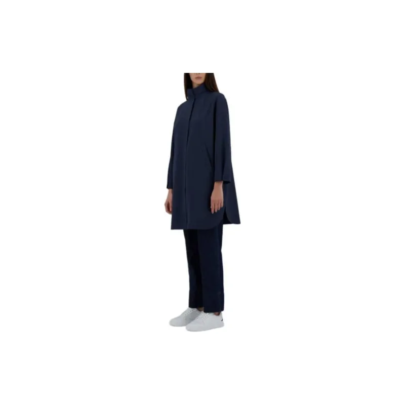 HERNO High Neck Long Sleeved Coat-6