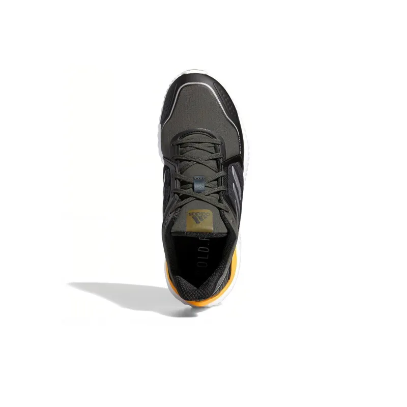 Adidas Climawarm Bounce J Anti Slip Wear Resistant Low Top Running Shoes Black White Yellow Teenagers-4