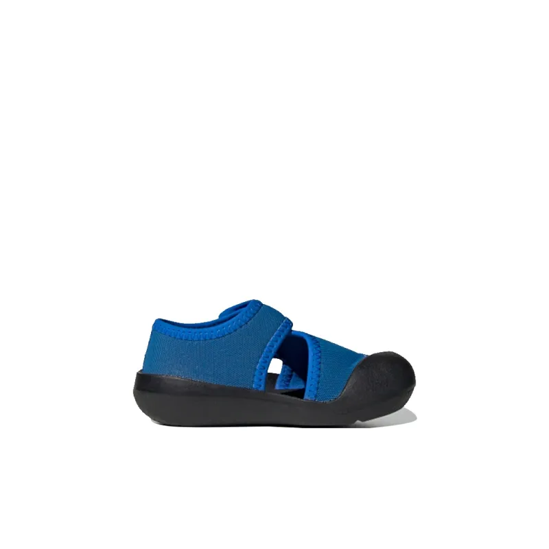 Adidas Slip Resistant, Abrasion Resistant, Breathable Low Top Sandal Blue Infant And Toddler-1