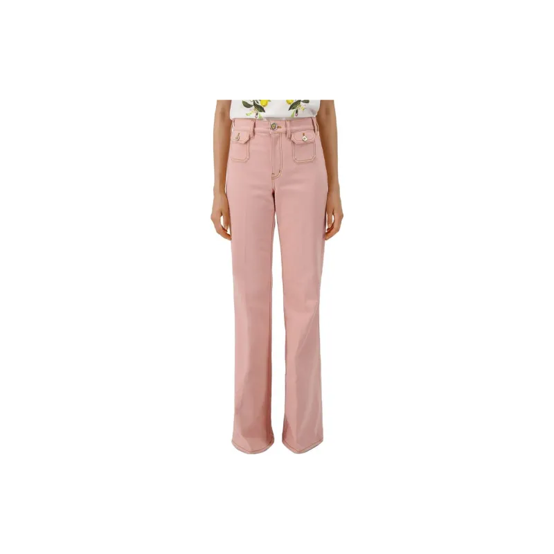 Giambattista Vall High rise Flared Jeans-3