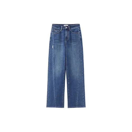 UNIQLO Jeans Women's 63 Deep Denim Blue